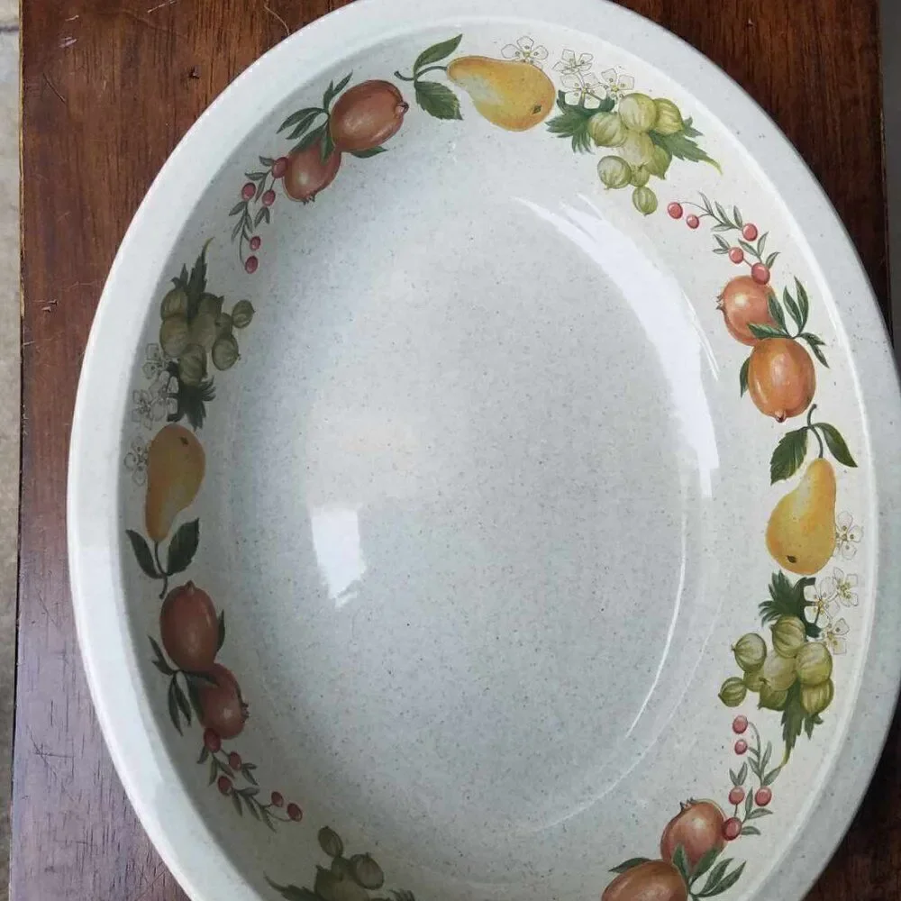 Vintage Wedegwood Oven to Table Quince Oval Serving Bowl